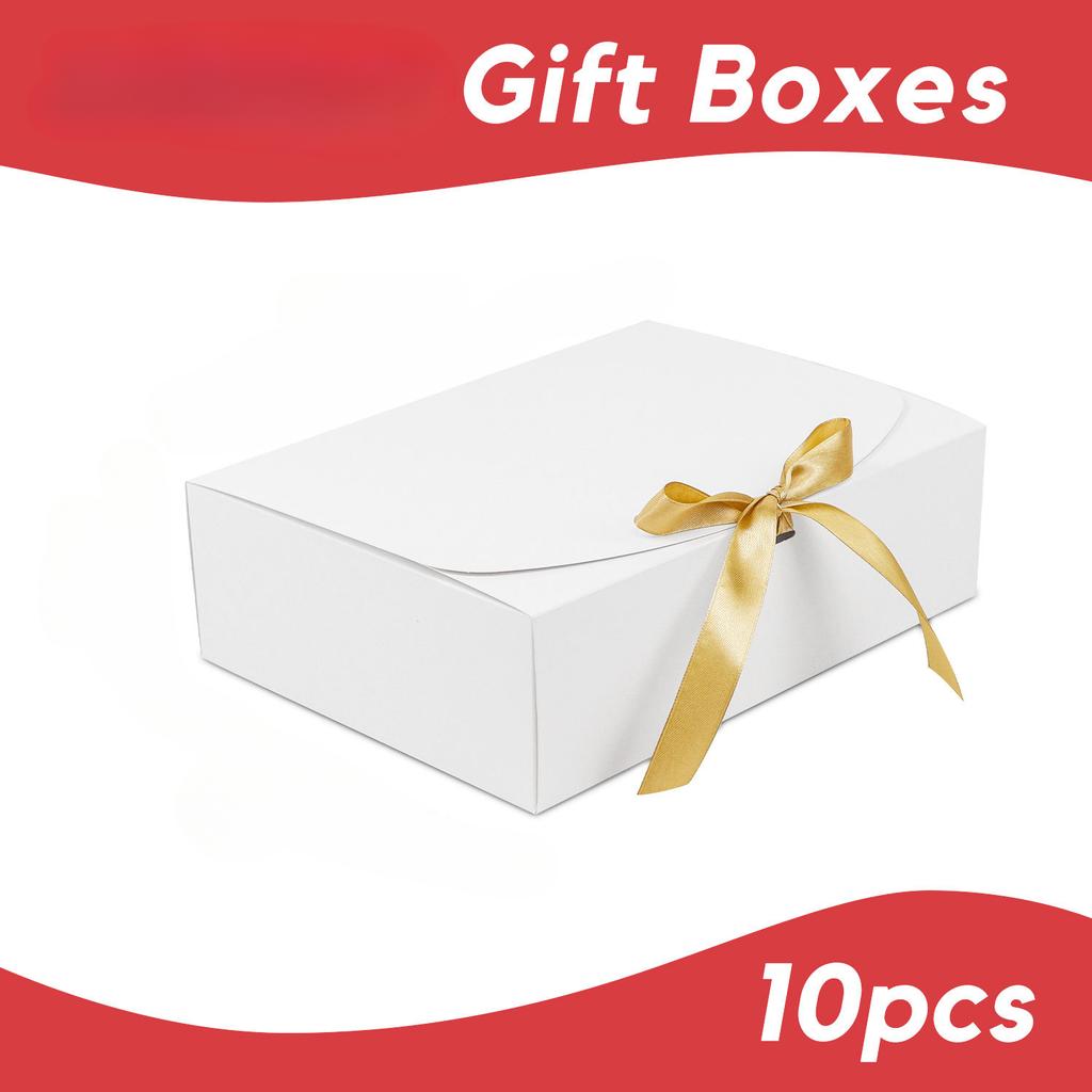 10pcs Gift Box, Gift Packaging with Covered Paper, Proposal Box, Suitable for Birthday Parties, Weddings, Valentine's Day Gifts