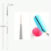 Nail Art Liner Brushes, Gel Polish Painting Art Design Pen Set Striping Brushes For Thin Long Lines Fine DrawingDelicate Coloring Sizes 7/9/11mm