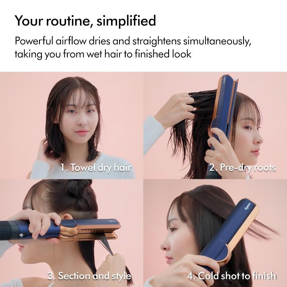 2 IN 1 Portable Wet To Dry Dual Use Hair Straightener Professional  Hair Styling Tools Blow Dryer & Straightener