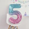 Korean-Style Macaron Color Bow Balloons for Baby Birthday Party Decor