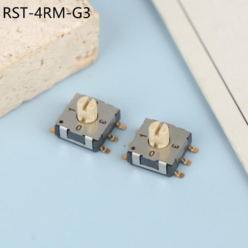 

2Pcs Mini Encoder Rotary Encoder Switch Bcd8421 Multi Gear Band Knob Switch Smd Band Switch A1