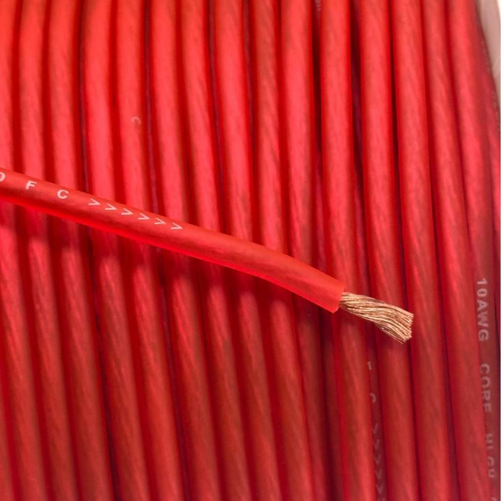 10GA Pure Copper Car Audio Amplifier Power Wire for Subwoofer Modification