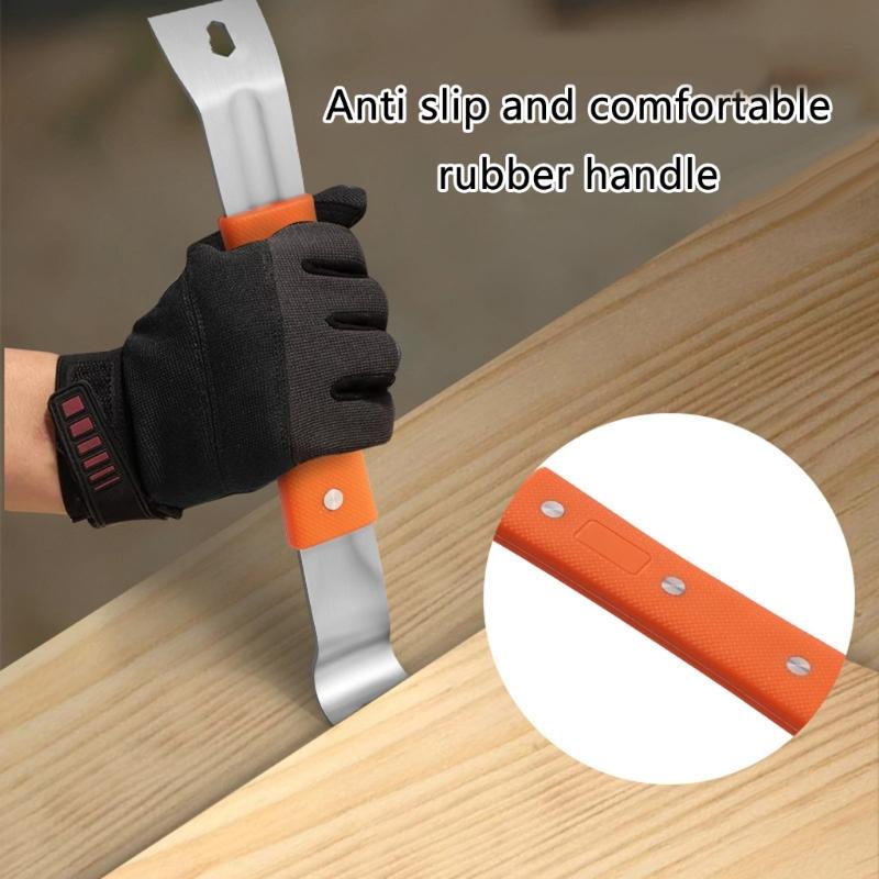 StainlessSteel Prybar Scrapers Remove Residues from Steel, Aluminum, and More Prybar End Offer Leverages
