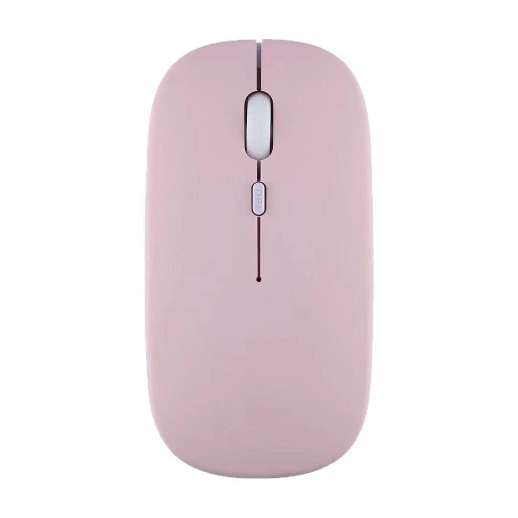 Macaron Color Dual-Mode Wireless Bluetooth Mouse for Silent Use with iPad, Phone, or Laptop
