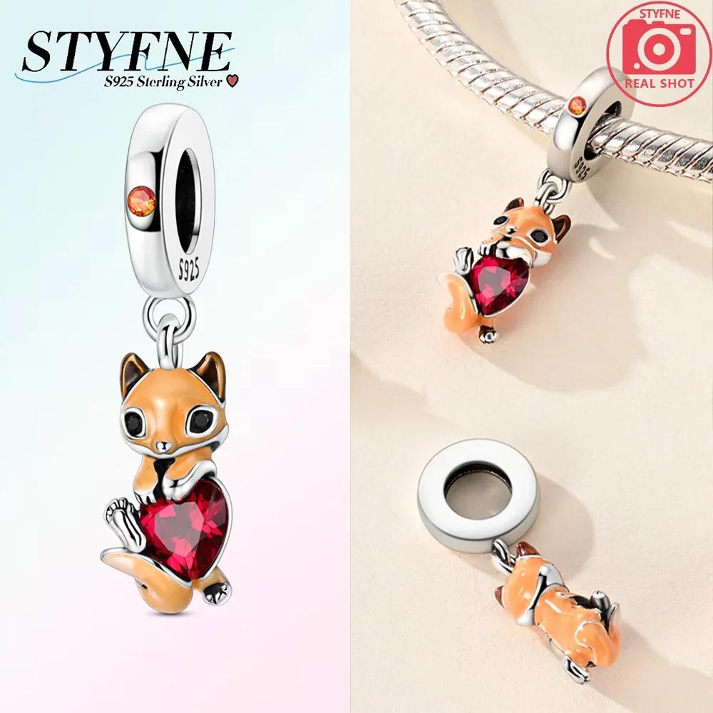 Exquisite Copper Autumn Squirrel Owl Series Diy Charm Beads Fit Original Bangle Charms Bracelet Women Jewelry