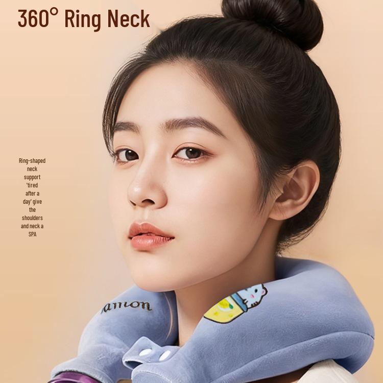 U-Shaped Neck & Shoulder Hot Water Bottle: Cervical Spine Heat Therapy & Shoulder Protector