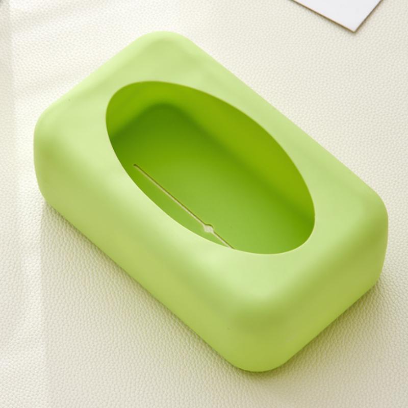Wasserdichte Silikon-Serviettenbox Küchen- und Badezimmer-Taschentuchbox Haushaltsraumaufbewahrung Desktop-Serviettenhalter Taschentuchaufbewahrungen