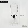 Retro Stemmed Glass with Black Bow