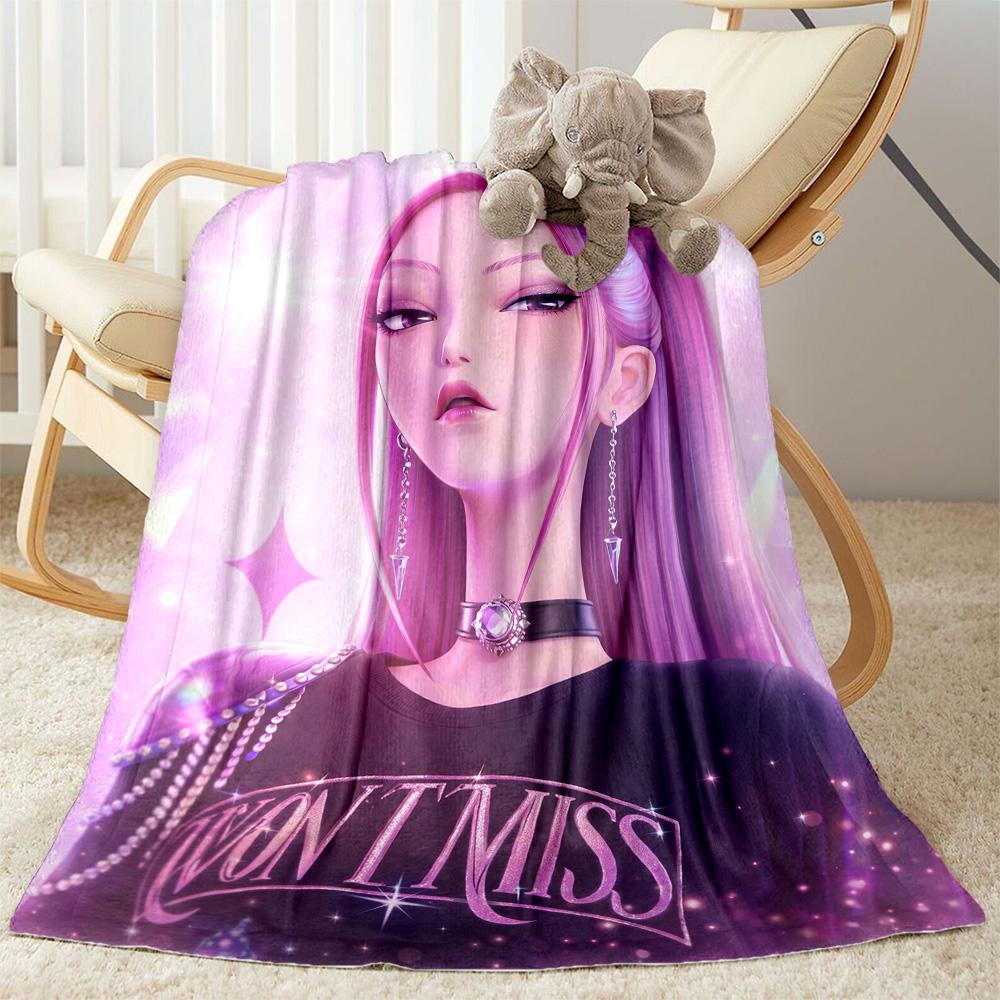 Fantasy Warrior Trio Blanket Comfortable Suitable for Bedding Bed Chair Four Seasons Universal Stylish Decor