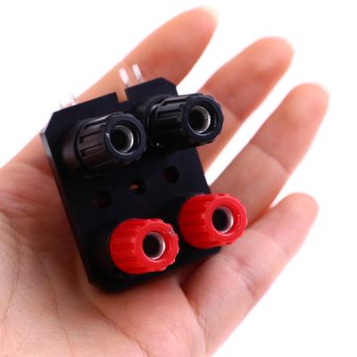 2 4 6 Positions Bend Pin External Audio Jack Speaker Amplifier Banana Plug