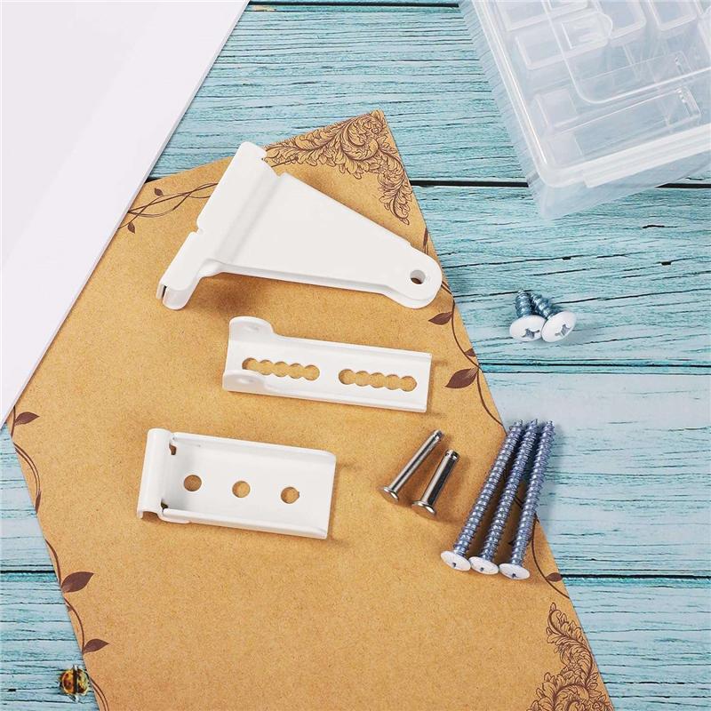 AD23-Door Closer Bracket,Repair Jamb Bracket Compatible For Andersen,Durable Screen Door Closer Replacement Accessories Kits Whi