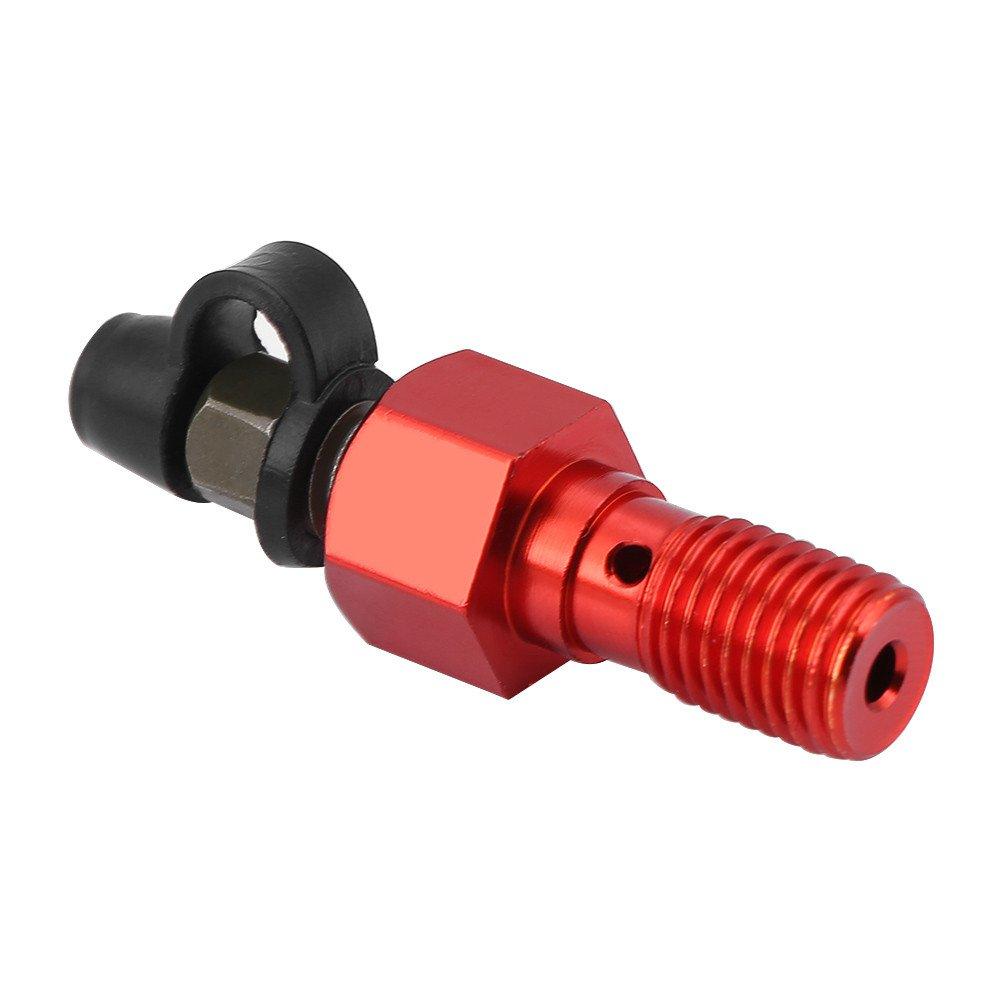 Banjo Bolt Nipple for Motorcycle, Motorcycle Banjo Bolt, Brake Master Bleed Screw, Aluminum Material,