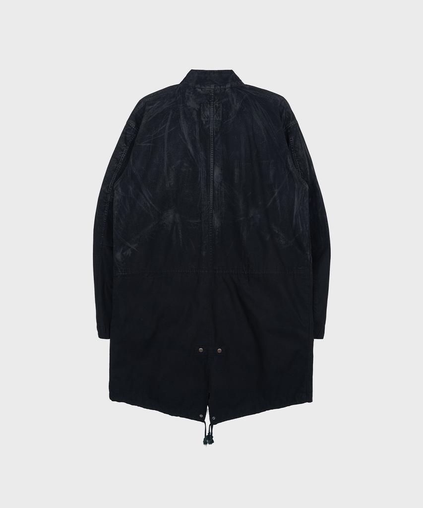 Surface Edition Waxed M-65 Fishtail Parka Black