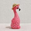Cartoon Flamingo Decorative Vases In Resin, Whimsical Long Neck Bird Figurine for Styling Shelves, Desks, and Nightstands Displays