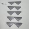 Bookbinding Alignment Tool 5Pcs/Set Corner Cutting Jigs, Binding Tools, 1.5mm 2mm Precision Supplies 2.5mm 3mm 3.5mm Plastic Measurement Rulers