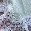 Vivienne (Vivienne) [Tablecloth 90x90cm Green & White] Brilliant Triken Series Embroidered Lace Table Runner WK2510N1