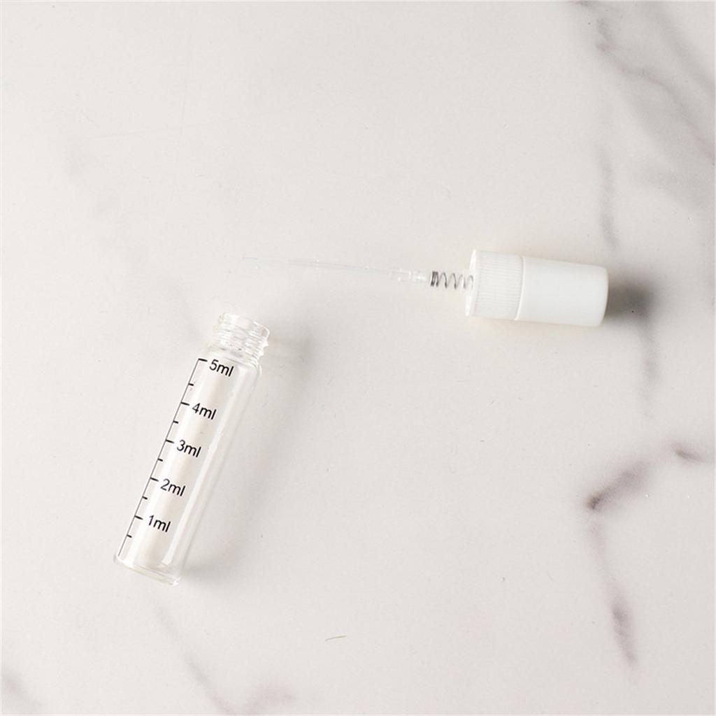 Mini Spray Atomizer Bottles 5/10ml Portable Empty Mist Perfume Bottles Refillable Travel Spray Bottles with Scale