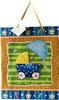 Colorful Gift Bag with a Baby Stroller Motif for Young Moms - Perfect for a Gift, Original Packaging, Dimensions 36x32x8.5 , Weight 0.1