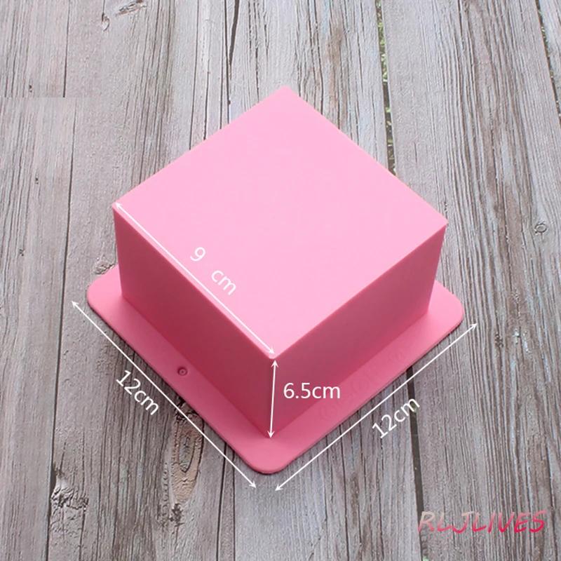New Large Square Silicone Soap Mold For Candle Cake DIY Handmade Craft Lotion Bar Soap Mould Supplies