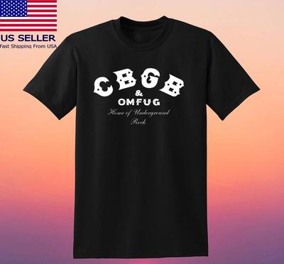 CBGB & Omfug Herren Schwarz Größe S-5XL