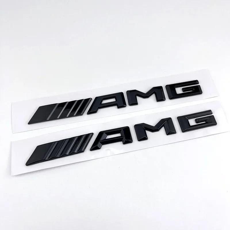 GLC GLB 3d ABS Black Logo AMG Emblem Letters Car Trunk Badge For Mercedes Benz W204 W205 W176 W177 W212 W213 AMG Sticker Access