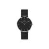 European and American Watches Boys' Watch, Quartz Movement, Stainless Steel Strap, 36mm Black Dial, Men's Watch DW00100308