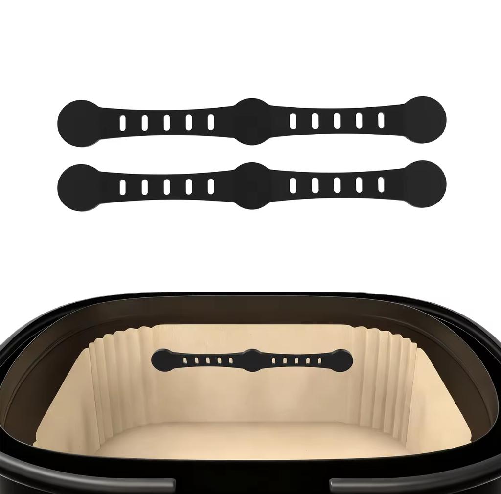 4PCS Air Fryer Magnet Silicone Buckle for Holding Down Air Fryer Parchment Paper Liners Prevent the paper gasket from burning