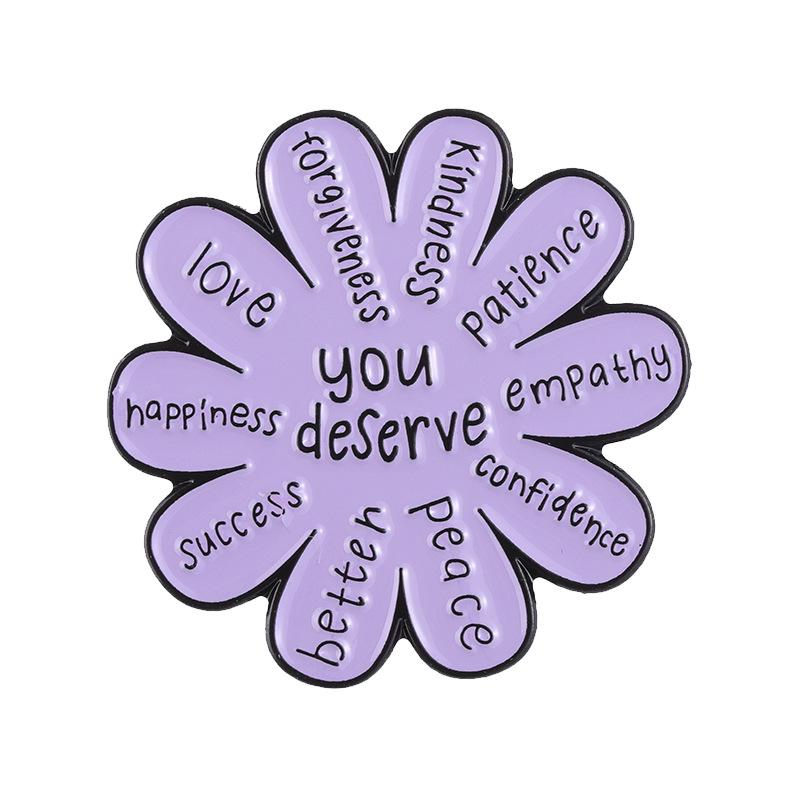 Трансграничный эмалированный значок-брошь «Маргаритка»