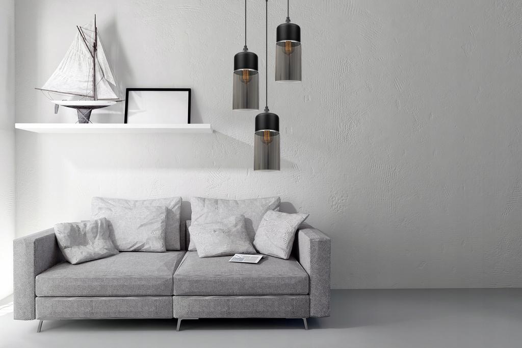 CEILING HANGING LAMP, GLASS PLAFON, LED LAMP