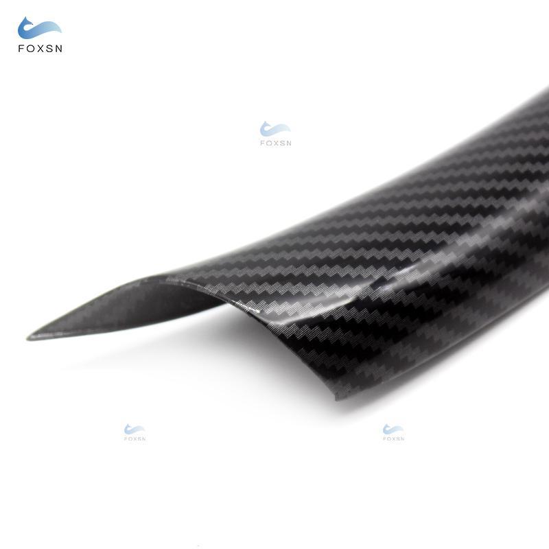 For BMW X5 X6 E70 E71 F15 F16 Car Interior Carbon Fiber Texture Door Pull Handle Protective Cover Trim