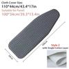 1Pcs With Elastic Edge Ironing Board Cover Stain Resistant Thick Cotton Padding Iron Heat Shield Universal Cloth Cover
