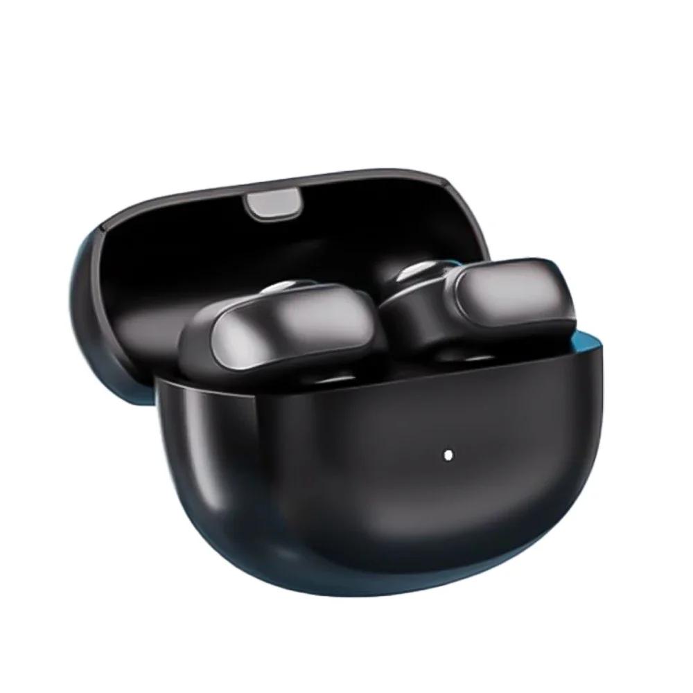 

Ультра открытые наушники-клипсы True Wireless Earbuds Bluetooth 5.3 спортивные наушники водонепроницаемые игровые наушники с микрофоном чёрный