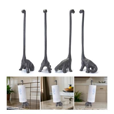 Soporte para Papel de Cocina con Diseño de Dinosaurio Soporte Funcional para Papel de Cocina Decoraciones de Cocina Estilo Granja Vintage Soporte
