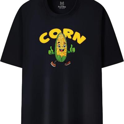 Kukurydza Unisex T-shirt ze wzorem słów