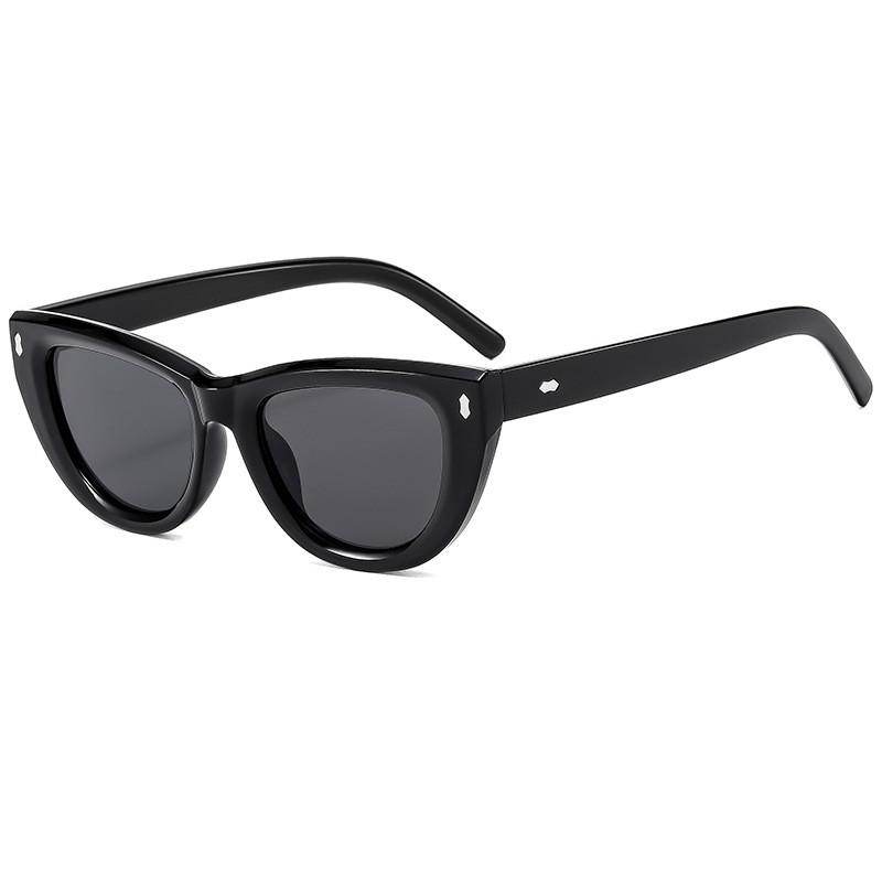 

Retro Cat Eye Sun Glasses Women Uv400 Antiuv Fashion Sunglasses For Travel And Parties A