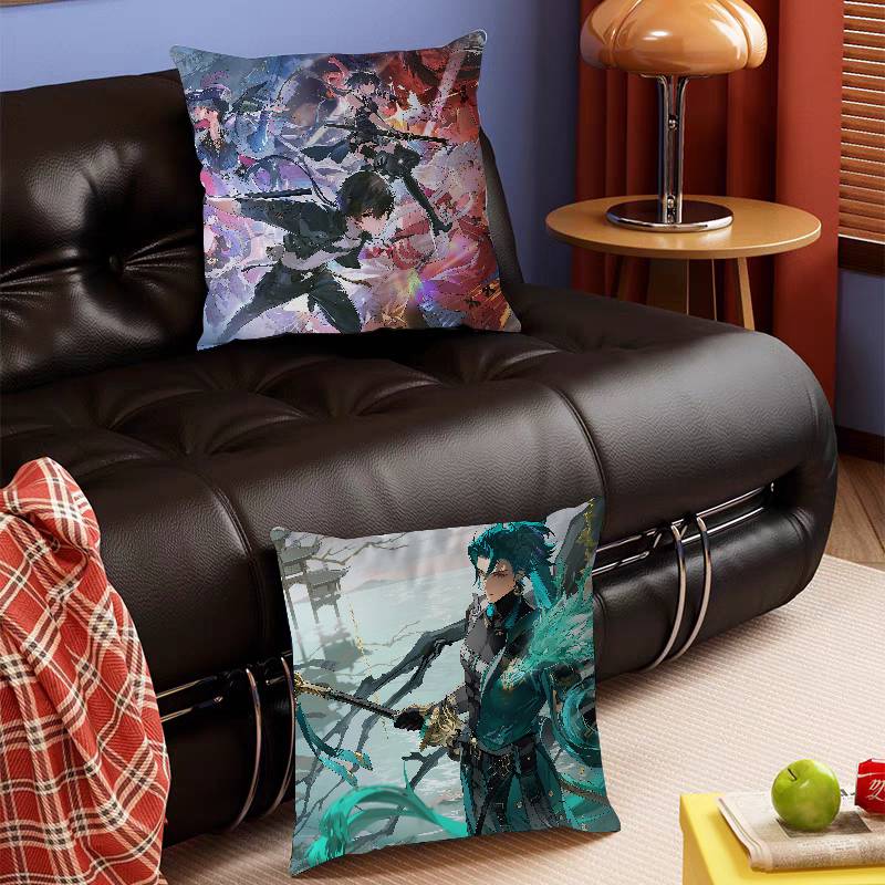 W-Wuthering Waves GameS Cushion Cover Decorative Pillow Sofa Home Decor Case Pillow Cases