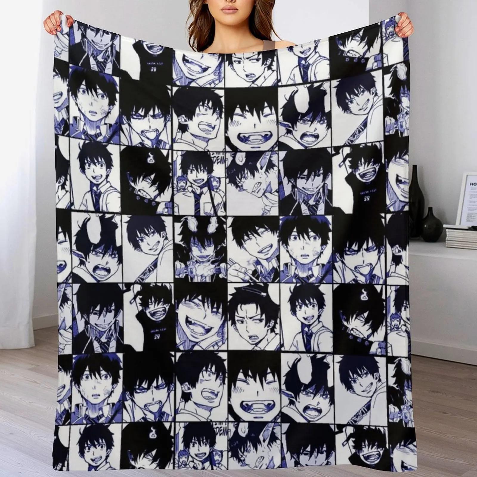 Рин Окумура манга коллаж Плед Роскошные термоодеяла для путешествий Покрывала для кровати Милые пледы 30x40in