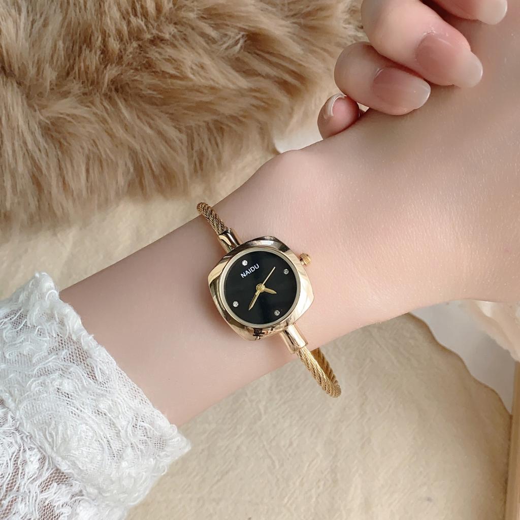 Gold Bangle Bracelet Women's Watches Female Thin Chain Clock Ladies Quartz Watch for Girls Fashion Wristwatch Relogio