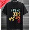 Funny Cycling Bike Bicyle Biker Unisex Cyclist Tshirt My Retireunisext Plan Slogan Graphic Design Tee Casual Shortsleev Cotton Tees