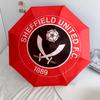 Sheffield United, automatic folding umbrella, portable and foldable design, 8 ribs, a Christmas or birthday gift.