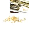 20Pcs Trumpet Water Key Spit Valve Stainless Steel Wire Springs Replacement Brass Instrument Parts Trumpet Repair Parts