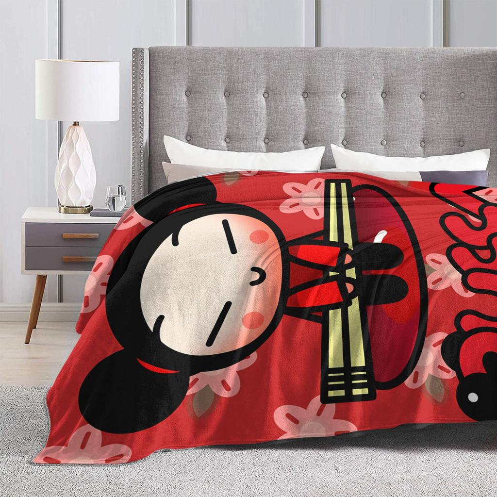 Puccas Soft Blanket Kids Plush Bedding Throws Fluffy Bedroom Flannel Bedspread Sofa Bed Cover