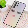 Eyes Eyelash Aesthetic Phone Case for Samsung Galaxy note 10 pro S26 Ultra S23 S24 FE S25 S21 S22 PLUS shockproof Cove