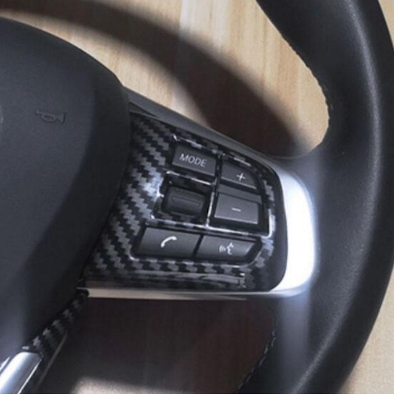 Für BMW X1 Auto Lenkradschalter Knopf Paillettenabdeckung Innendekoration mit Lenkradpailletten befestigt.