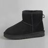 Women's Snow Boots 100% Genuine Sheepskin Leather Ankle Warm Winter Shoes Large Size 35-44 for Wholesale/Retail
