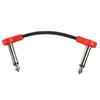 15/20cm Right Angle Pedal Instrument Cable Guitar Patch Cable for Effects Pedals