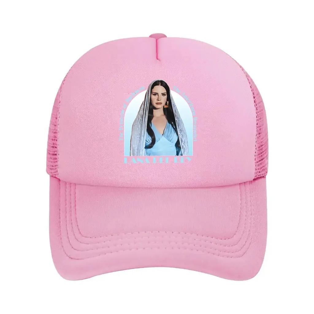 Lana Del Rey Music - Inspired, Pop Artist Tribute Design Mesh Baseball Cap