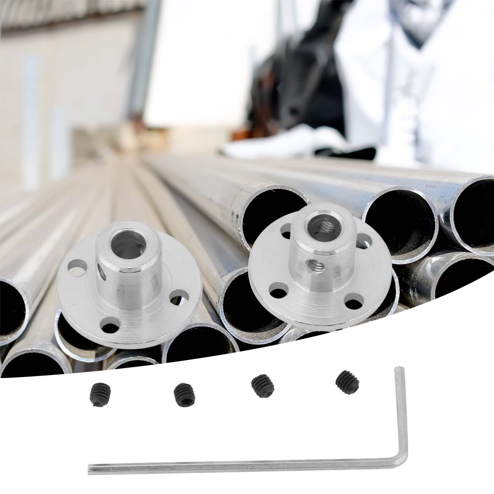 2pcs M3 Rigid Flange Coupling Motor Shaft Coupler Connector ID 5mm OD 10mm