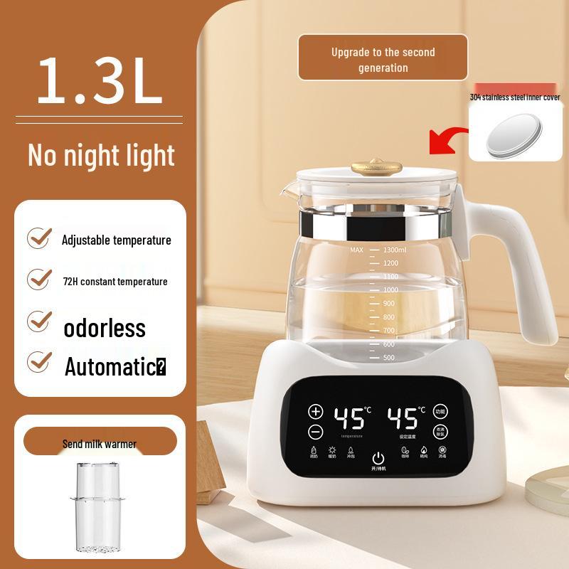 Multi-Functional Electric Kettle & Baby Formula Maker - Constant Temperature Tea Brewer & Health Pot.