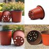 10/50/100pcs Plastic Seedling Pots With Strong Durability For Home And Garden Use**